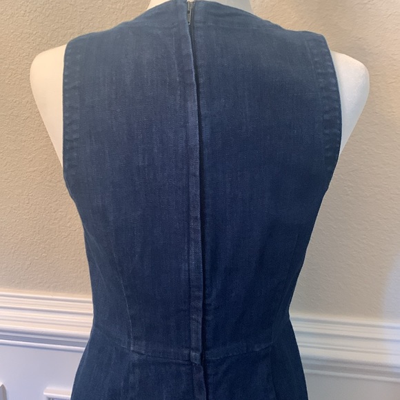 J Crew Denim Sleeveless Dress - Picture 5 of 6